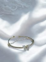 Golden Elegant Butterfly Bracelet - Image 5