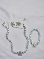 Pearl Flower Jewelry Set