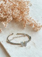 Golden Elegant Butterfly Bracelet - Image 3
