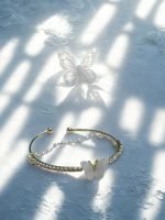 Golden Elegant Butterfly Bracelet - Image 6