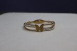 Elegant Butterfly Crystal Bracelet – Gold Finish - Image 4