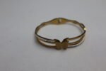Elegant Butterfly Crystal Bracelet – Gold Finish