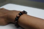 Wood & Marble Beads Bracelet – Dual Tone Design - Image 4