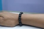 Black Wood & Marble Beads Bracelet – Premium Dual Beads Design - Image 3