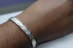 Premium Silver–Gold Dual Tone Bracelet (Stylish Chain Design) - Image 2
