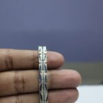 Premium Silver–Gold Dual Tone Bracelet (Stylish Chain Design)