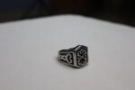 Vintage Hexagon Engraved Men’s Ring - Image 4