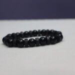 Black Wood & Marble Beads Bracelet – Premium Dual Beads Design