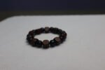 Wood & Marble Beads Bracelet – Dual Tone Design - Image 2