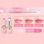 Flower Jelly Lipstick – Color Changing Moisture Lip Balm (04# Pink Glow) - Image 2