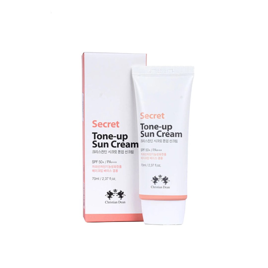 christian-dean-secret-tone-up-sun-cream1.jpg Christian Dean Secret Tone-up Sun Cream SPF 50+ PA+++ - Image 1